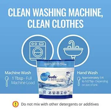 Sport Suds Laundry Detergent for Workout Clothes