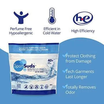 Sport Suds Laundry Detergent for Workout Clothes