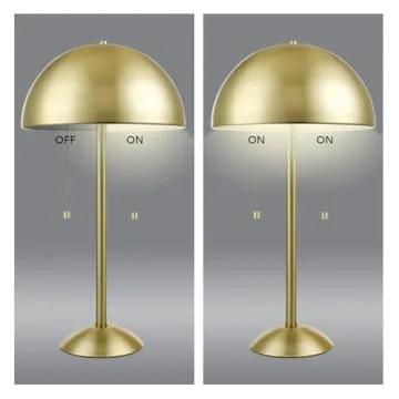 Globe Electric Haydel Lamp - Dual Control Matte Brass