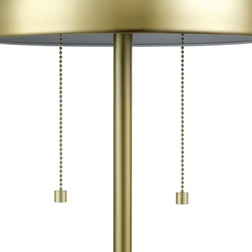 Globe Electric Haydel Lamp - Dual Control Matte Brass