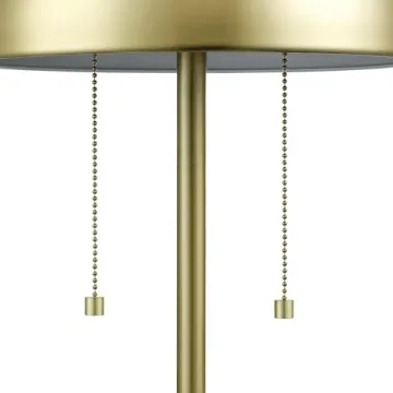 Globe Electric Haydel Lamp - Dual Control Matte Brass