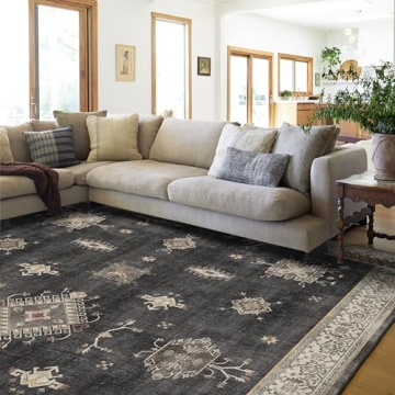 Stylish RUGGABLE Verena Dark Wood Area Rug for All Homes