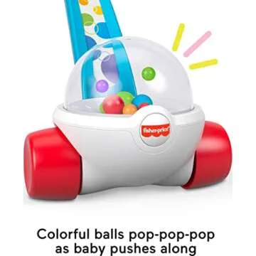 Fisher-Price Corn Popper Classic Push Toy for Toddlers
