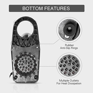 VIVOHOME Electric Ice Shaver Makes 143lbs of Ice Per Hour