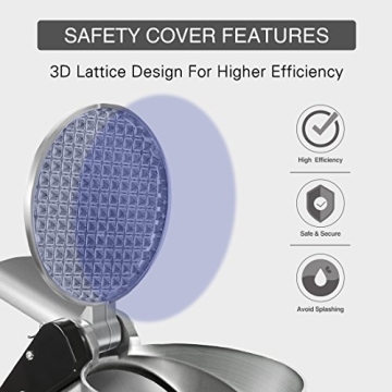 VIVOHOME Electric Ice Shaver Makes 143lbs of Ice Per Hour