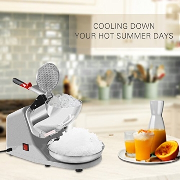 VIVOHOME Electric Ice Shaver Makes 143lbs of Ice Per Hour