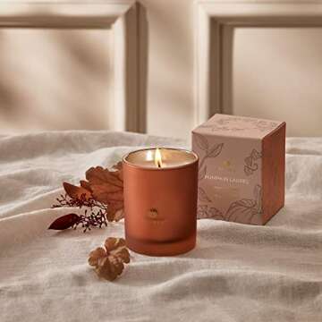 Thymes Scented Candles for Home Decor - Luxury Home Fragrance Gifts for Women & Men - Fall Candles w...