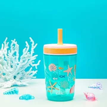 Zak Designs Kelso Tumbler Set for Kids - Leak Proof & Fun