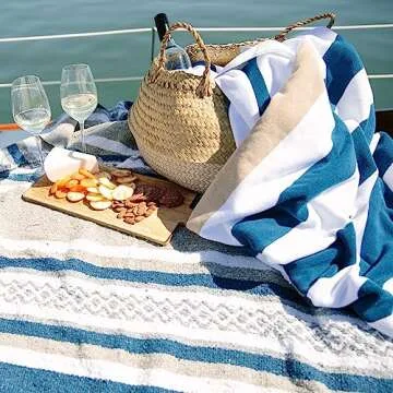 Laguna Beach Cabana Towel - Soft, Oversized Luxury