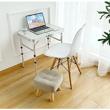 YUFIFAIRY Camp Table - Lightweight, Portable, Adjustable