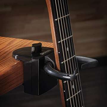 Portable Adjustable Clamp Guitar Neck Rest by D'Addario