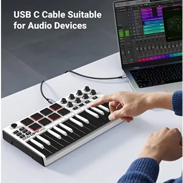 UGREEN USB B to USB C Printer & MIDI Cable 3FT