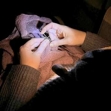 Lumos Knitting Light, Crafter Light Around Neck for Knitters and Crocheters, 3 Colors & Adjustable Brightness. Portable, Wearable, Rechargeable&Long Lasting