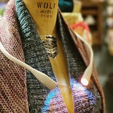 Lumos Knitting Light, Crafter Light Around Neck for Knitters and Crocheters, 3 Colors & Adjustable Brightness. Portable, Wearable, Rechargeable&Long Lasting