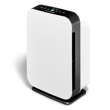 Alen Air Purifier BreatheSmart 75i HEPA with Fresh Filter + Carbon for Large Rooms up to 2600 Sq. Ft - Perfect for Living Room & Kitchen - Captures Allergens, Dust, & Mold + Household Odors & Smoke