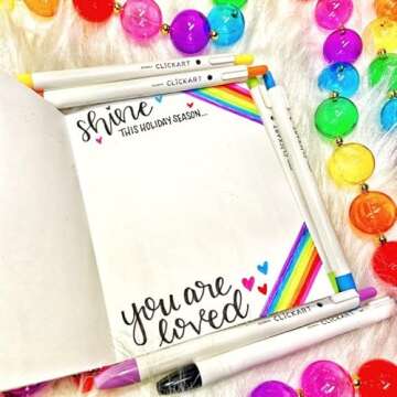 Zebra Pen ClickArt Retractable Marker Pen, Fine Point, 0.6mm, Assorted Light & Dark Ink Colors, 24-Pack, 69824