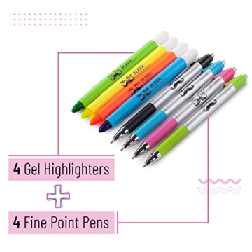 Mr. Pen Bible Highlighters and Pens No Bleed 8 Pack