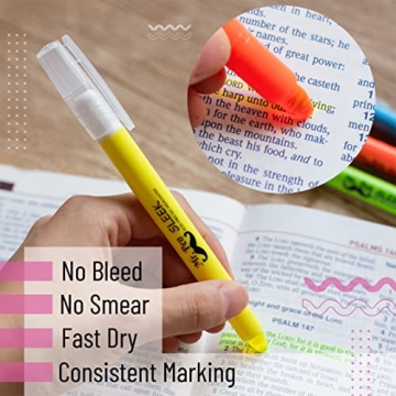 Mr. Pen Bible Highlighters and Pens No Bleed 8 Pack