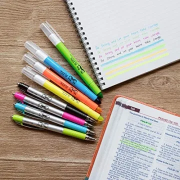 Mr. Pen Bible Highlighters and Pens No Bleed 8 Pack