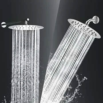 HOPOPRO 8 Inch Rain Showerhead Luxury and Easy Install