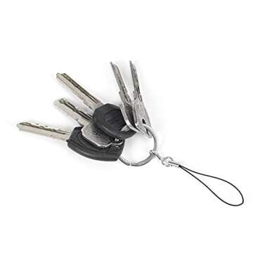 50 PCS Black Lobster Claw Clasp Cords, Lanyard Split Ring Straps for Cell Phone Charm/USB Flash Drive/Keychain/Handmade Jewelry Accessories Lariat Lanyards