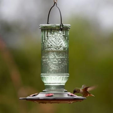 Elegant Vintage Hummingbird Feeder for Outdoor Use