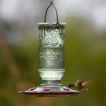 Elegant Vintage Hummingbird Feeder for Outdoor Use