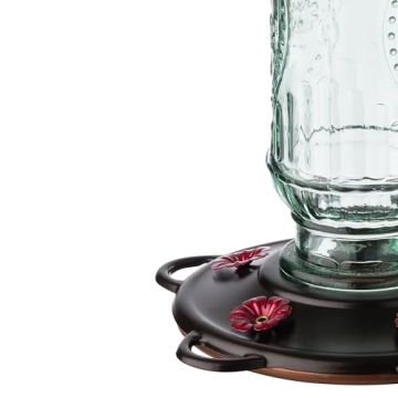Elegant Vintage Hummingbird Feeder for Outdoor Use