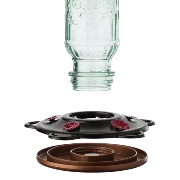 Elegant Vintage Hummingbird Feeder for Outdoor Use