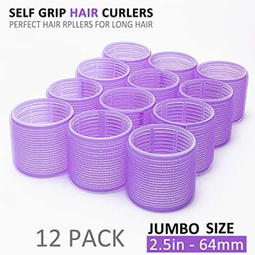 Jumbo Size Hair Roller Set for Salon-Quality Volume