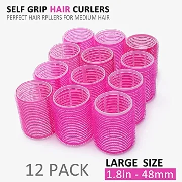 Jumbo Size Hair Roller Set for Salon-Quality Volume