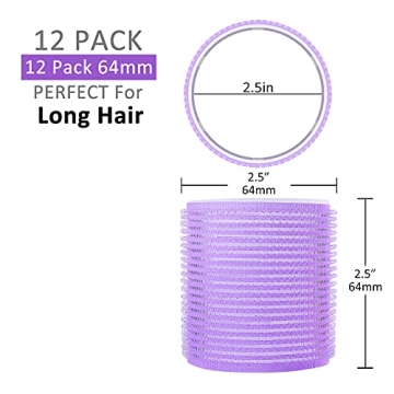 Jumbo Size Hair Roller Set for Salon-Quality Volume