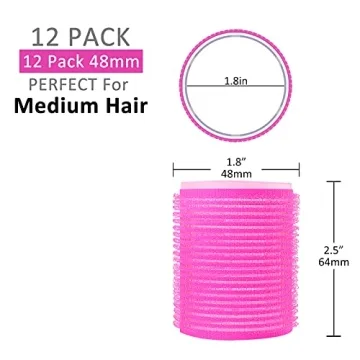 Jumbo Size Hair Roller Set for Salon-Quality Volume