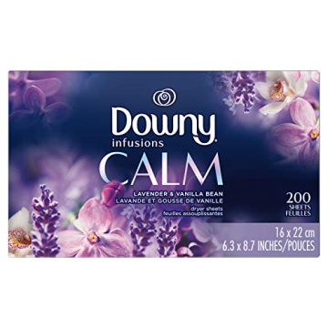 Downy Infusions Dryer Sheets for a Soothing Laundry Experience