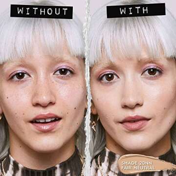 Urban Decay Quickie 24HR Full Coverage Waterproof Concealer (20NN - Fair Neutral), Natural Matte Fin...