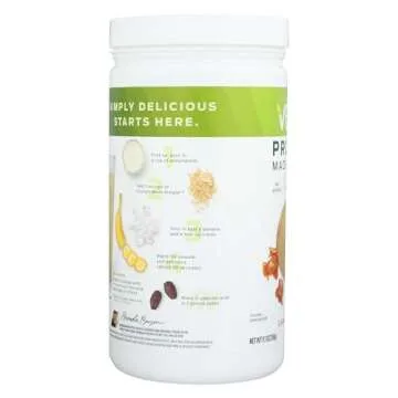 Vega Protein Made Simple, Caramel Toffee - Stevia Free Vegan Protein Powder, Plant Based, Healthy, Gluten Free, Pea Protein for Women and Men, 9.1 oz (Packaging May Vary)