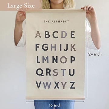 Bon et Beau Alphabet Poster for Kids' Rooms - Stylish and Educational