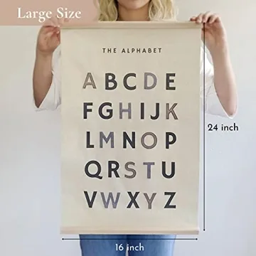 Bon et Beau Alphabet Poster for Kids' Rooms - Stylish and Educational