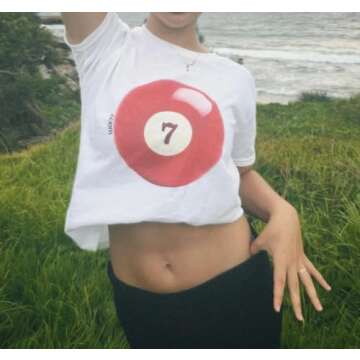 Y2k Baby Tees for Women Crew Neck Cropped Tops Graphic Print Bow Shirts E Girls Cute Clothes Streetwear (E-White, M)