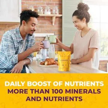 TrueSeaMoss Sea Moss Gummies for Adults & Kids - Magnesium, Burdock Root & Bladderwrack – Supports Immune, Boost Energy, Skin & Hair Health, Detox - 60 Vegan Gummies