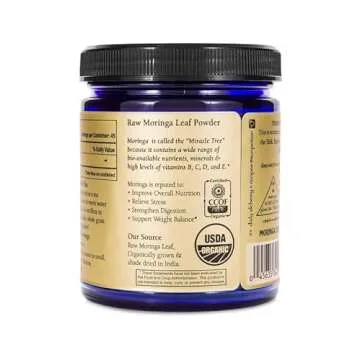 Sun Potion Moringa Leaf Powder - 90 Gram Jar