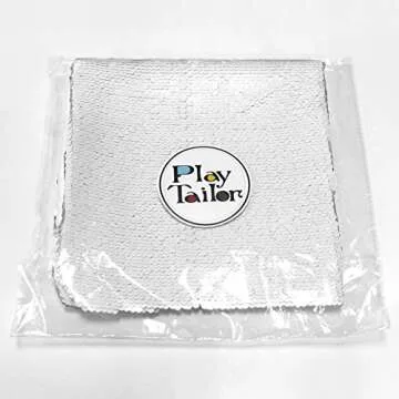 Play Tailor 16x16 Sequin Pillow Cover for Vibrant Decor