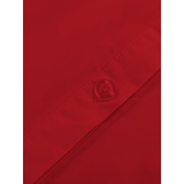 LYANER Women's Casual Shirt Dress - Stylish V Neck Mini