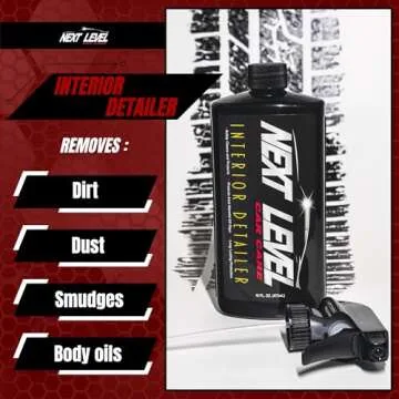 Next Level Car Care Interior Detailer Spray – Clean & Protect for Plastics, Leather, Vinyl, Glass ...