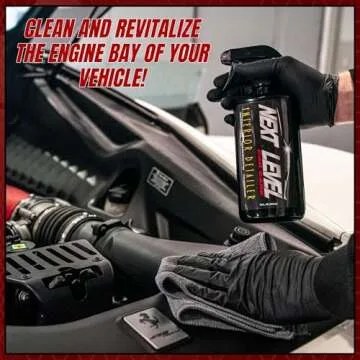 Next Level Car Care Interior Detailer Spray – Clean & Protect for Plastics, Leather, Vinyl, Glass & More - with UV Protection & Non-Greasy Finish (16 Fl Oz)