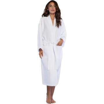 Turquaz Waffle Kimono Robe for Ultimate Comfort