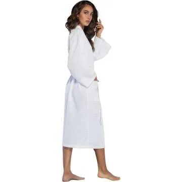 Turquaz Waffle Kimono Robe for Ultimate Comfort