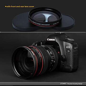 ZOMEI 52mm Ultra Slim UV Filter for SLR DSLR Cameras