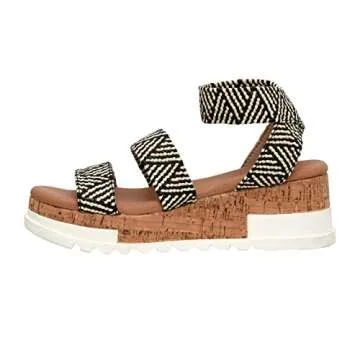 CUSHIONAIRE Naomi Women’s Wedge Sandals with Comfort Foam