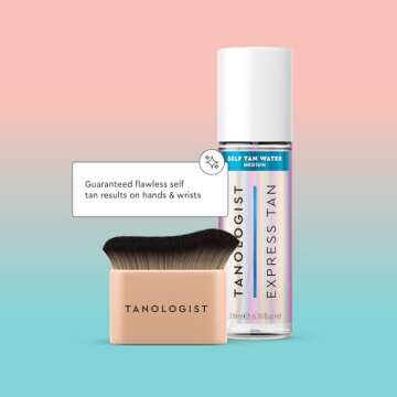 Tanologist Blending Brush for Self Tan - Vegan Body Brush for Flawless Self Tanner Application, 1 Count